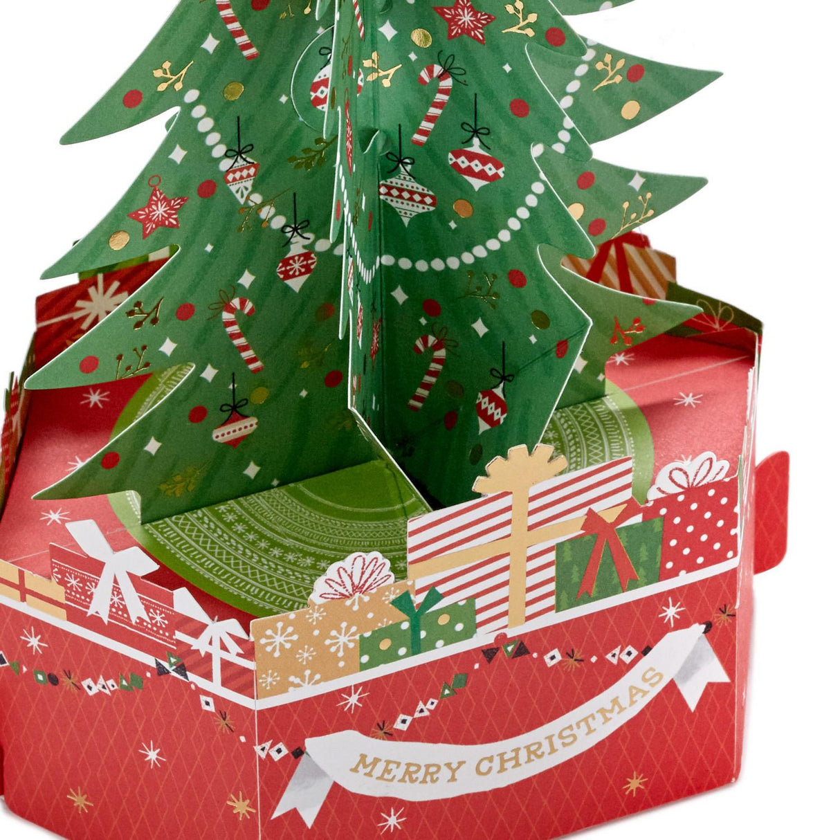 Paper Wonder Displayable Pop Up Christmas Card (Christmas Tree)