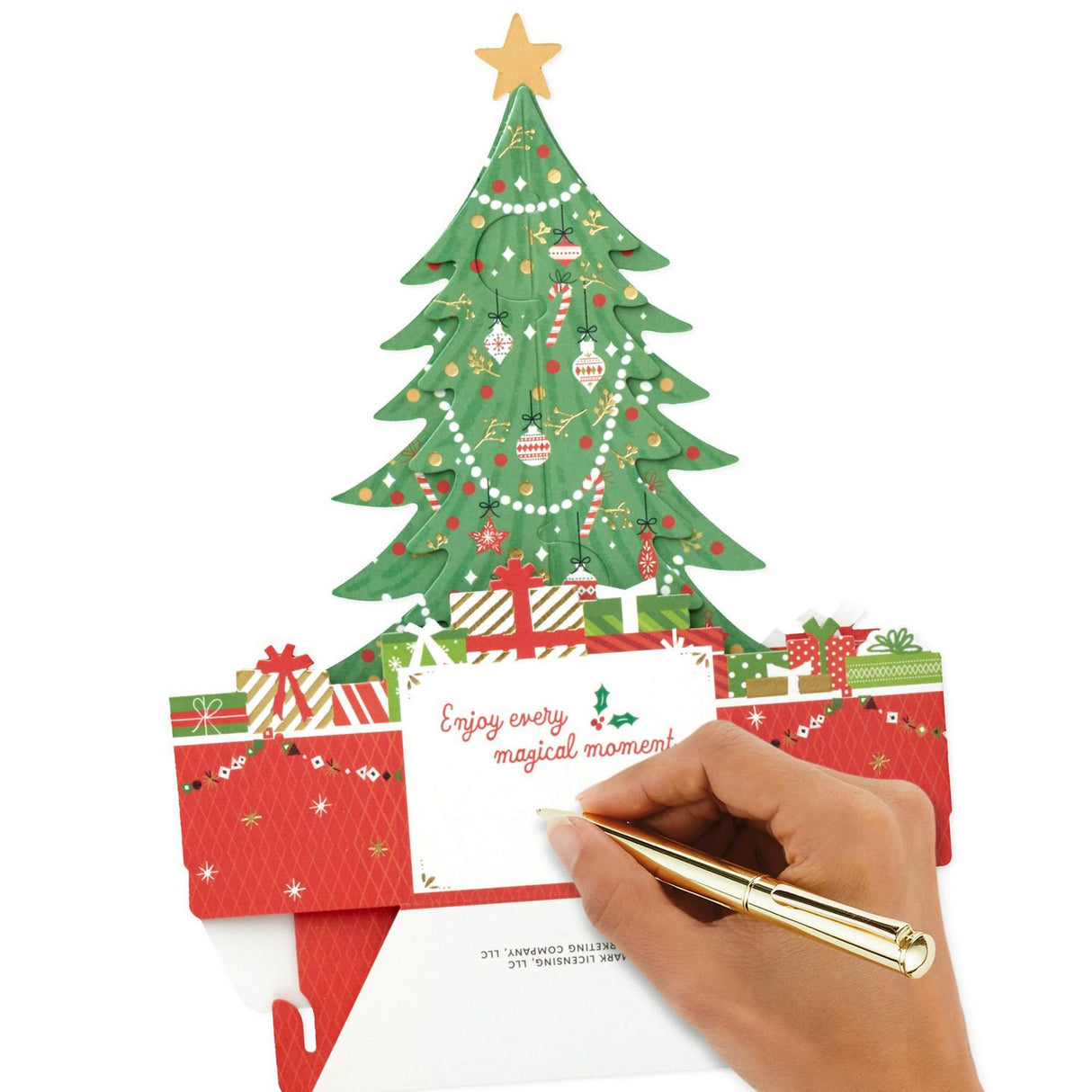 Paper Wonder Displayable Pop Up Christmas Card (Christmas Tree)