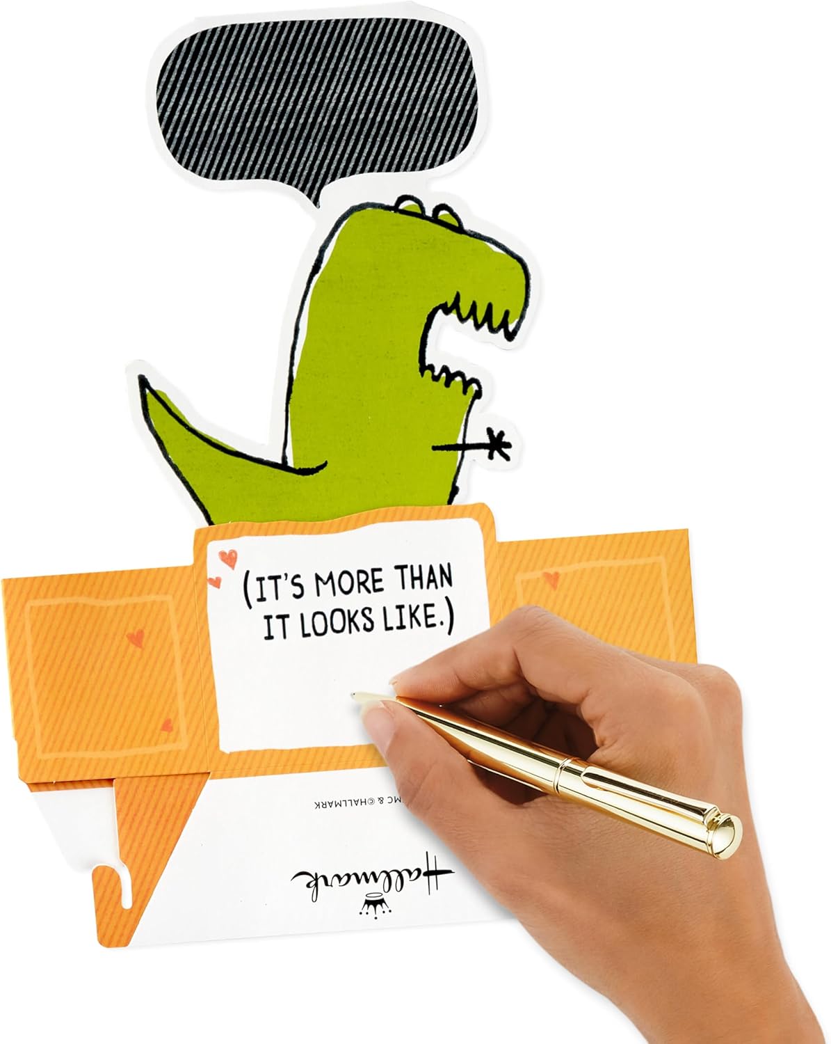 Hallmark Paper Wonder Shoebox Funny Pop Up Birthday Card, Anniversary Card, Fathers Day Card, Mothers Day Card, Love Card (T-Rex)