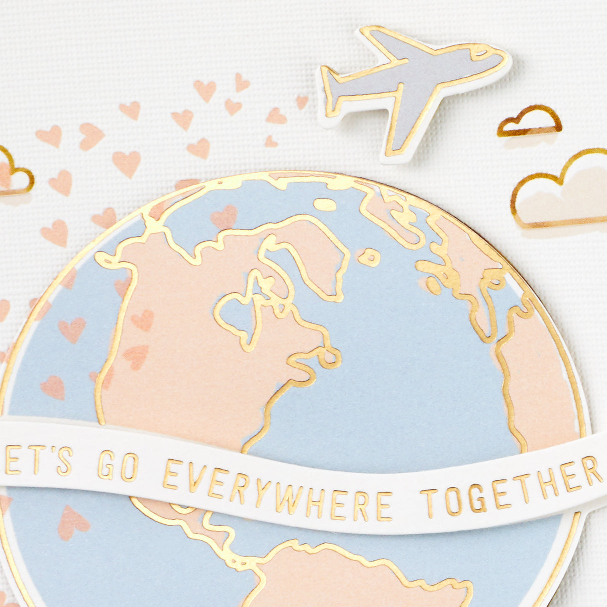 Hallmark Signature Anniversary Card, Love Card, Romantic Birthday Card for Husband, Wife, Boyfriend, Girlfriend (Travel)