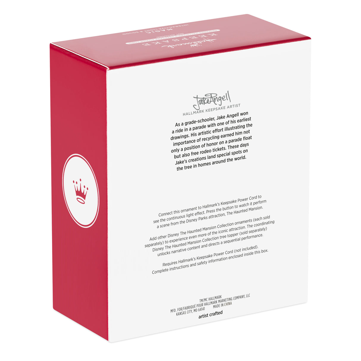 Hallmark Keepsake Christmas Ornament (Disney The Haunted Mansion Collection The Opera Singers With Light and Sound)