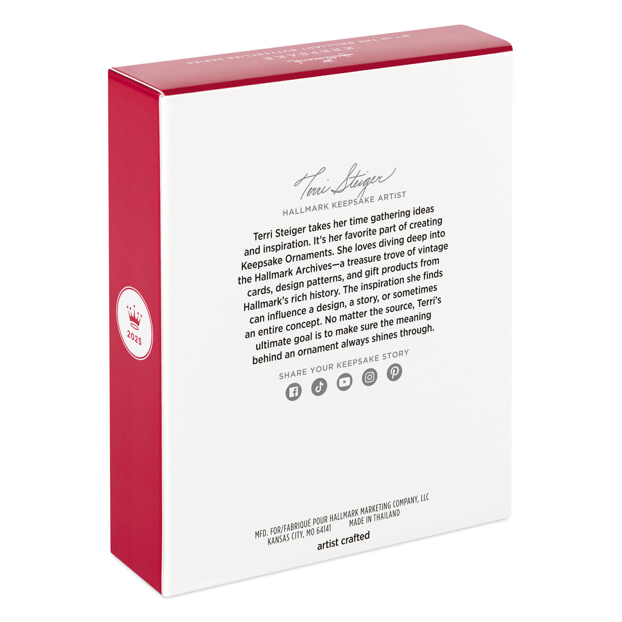 Hallmark Keepsake Christmas Ornament (Brilliant Butterflies)