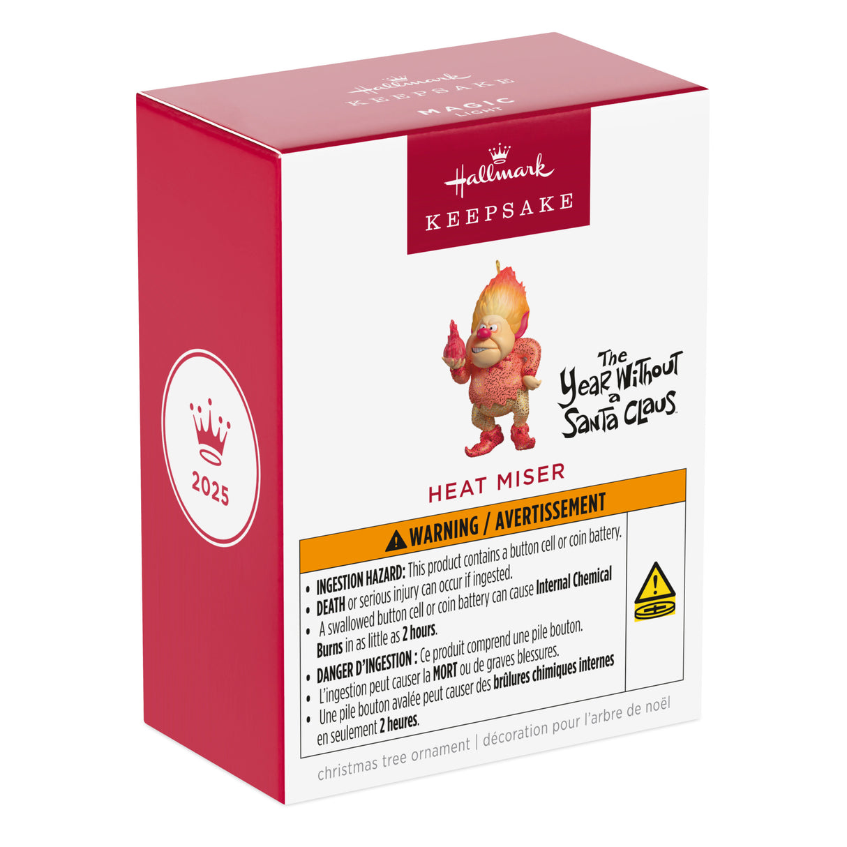 Hallmark Keepsake Christmas Ornament (The Year Without a Santa Claus Heat Miser With Light)