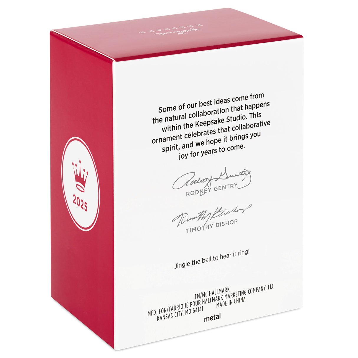 Hallmark Keepsake Christmas Ornament (The Polar Express Santa's Sleigh Bell 2025, Metal)