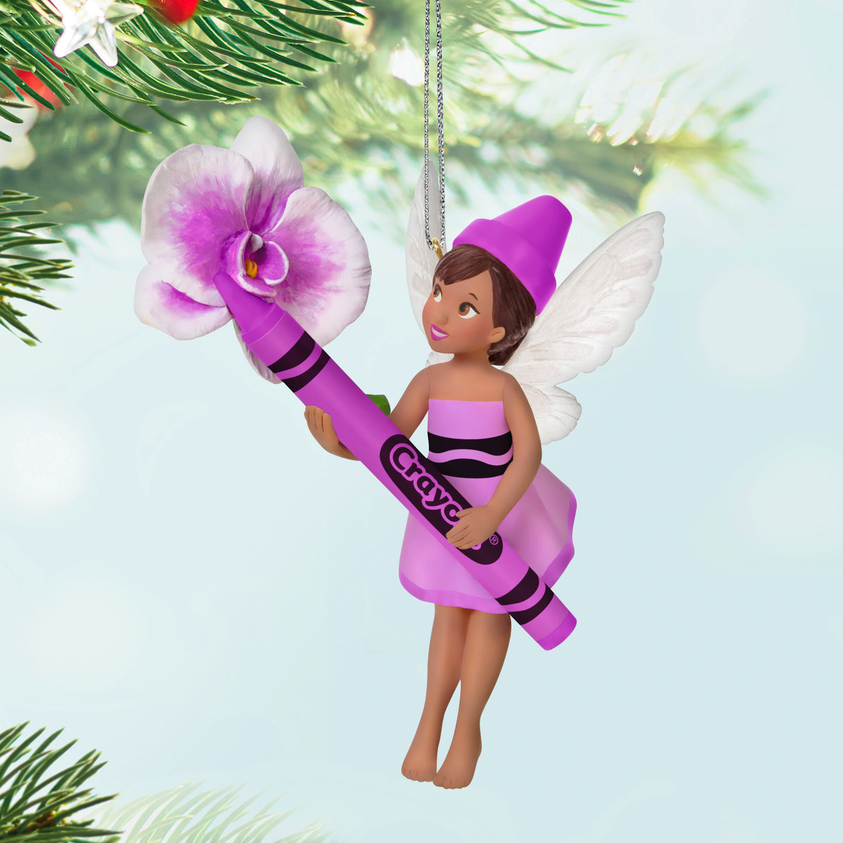 Hallmark Keepsake Christmas Ornament (Crayola Orchid Fairy)