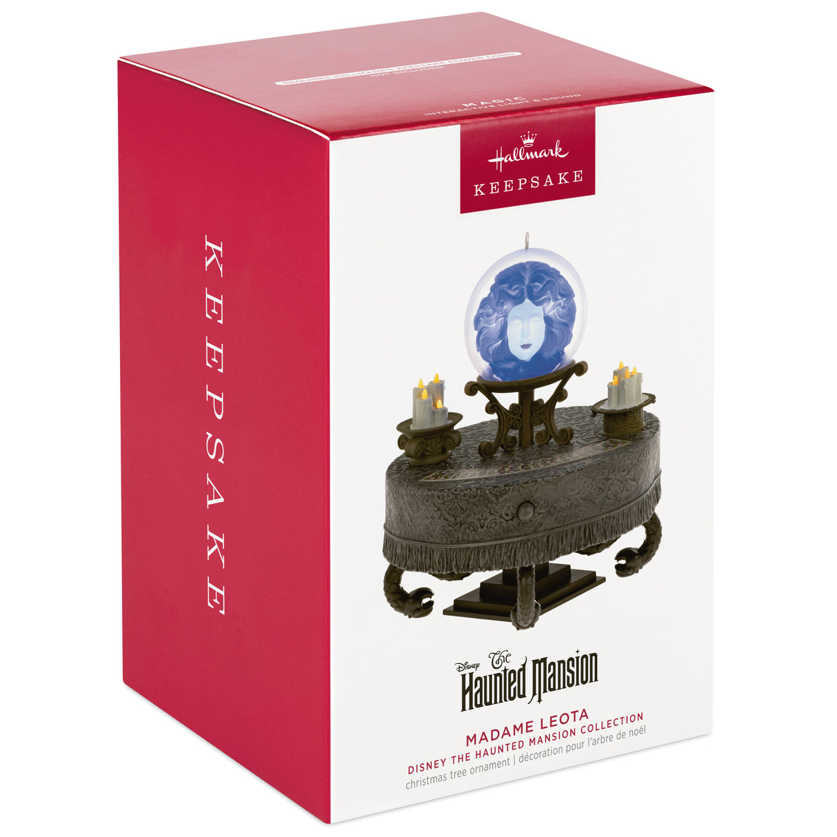 Hallmark Keepsake Christmas Ornament (Disney The Haunted Mansion Collection Madame Leota With Light and Sound)