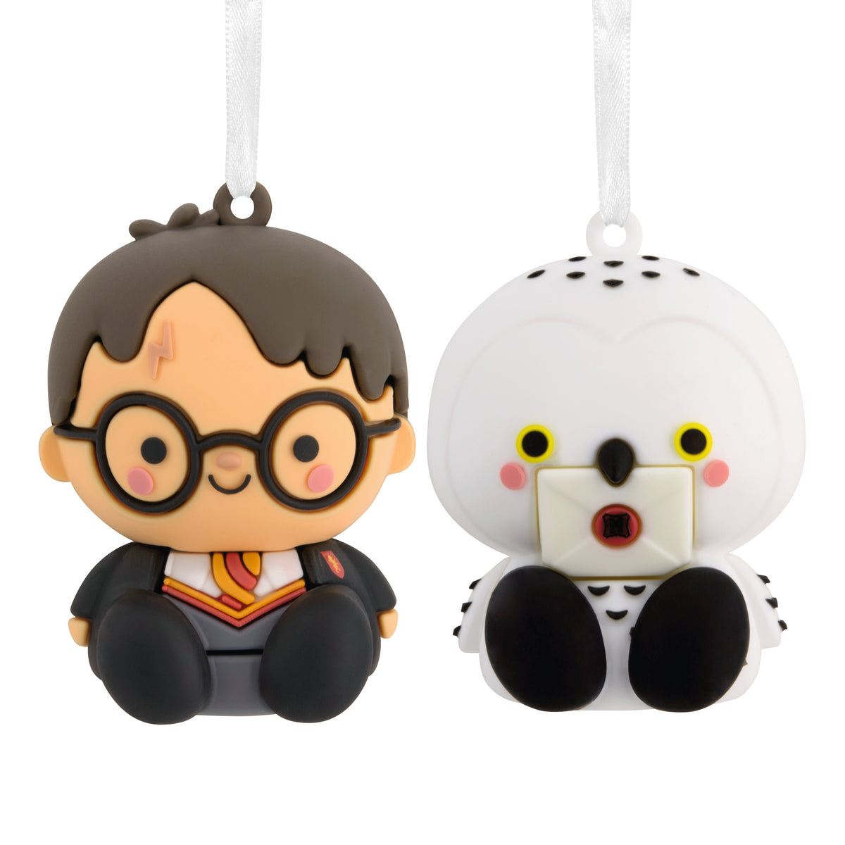 Better Together Harry Potter and Hedwig Magnetic Christmas Ornaments,