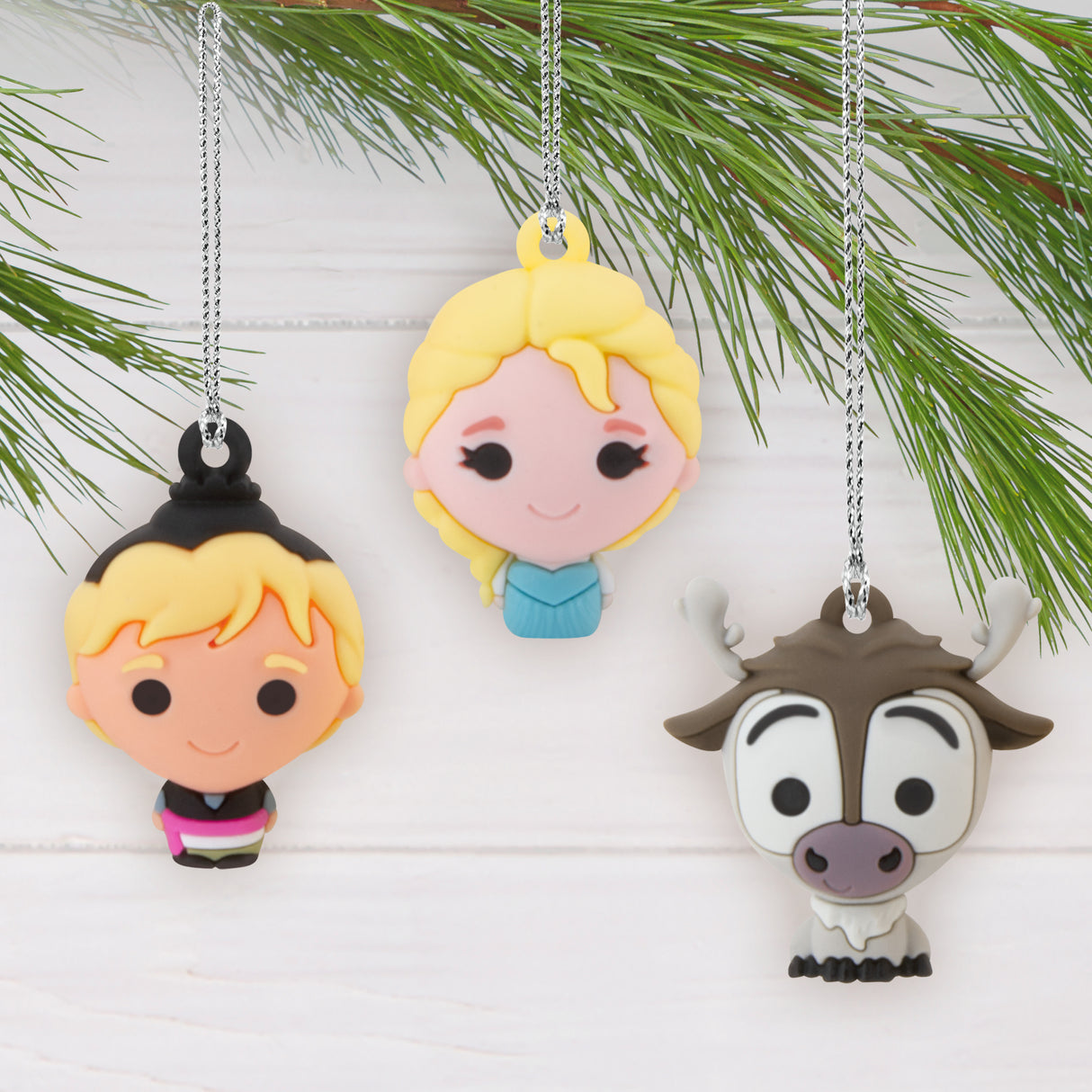 Hallmark Mini Christmas Ornaments (Disney Frozen, Shatterproof), Set of 6
