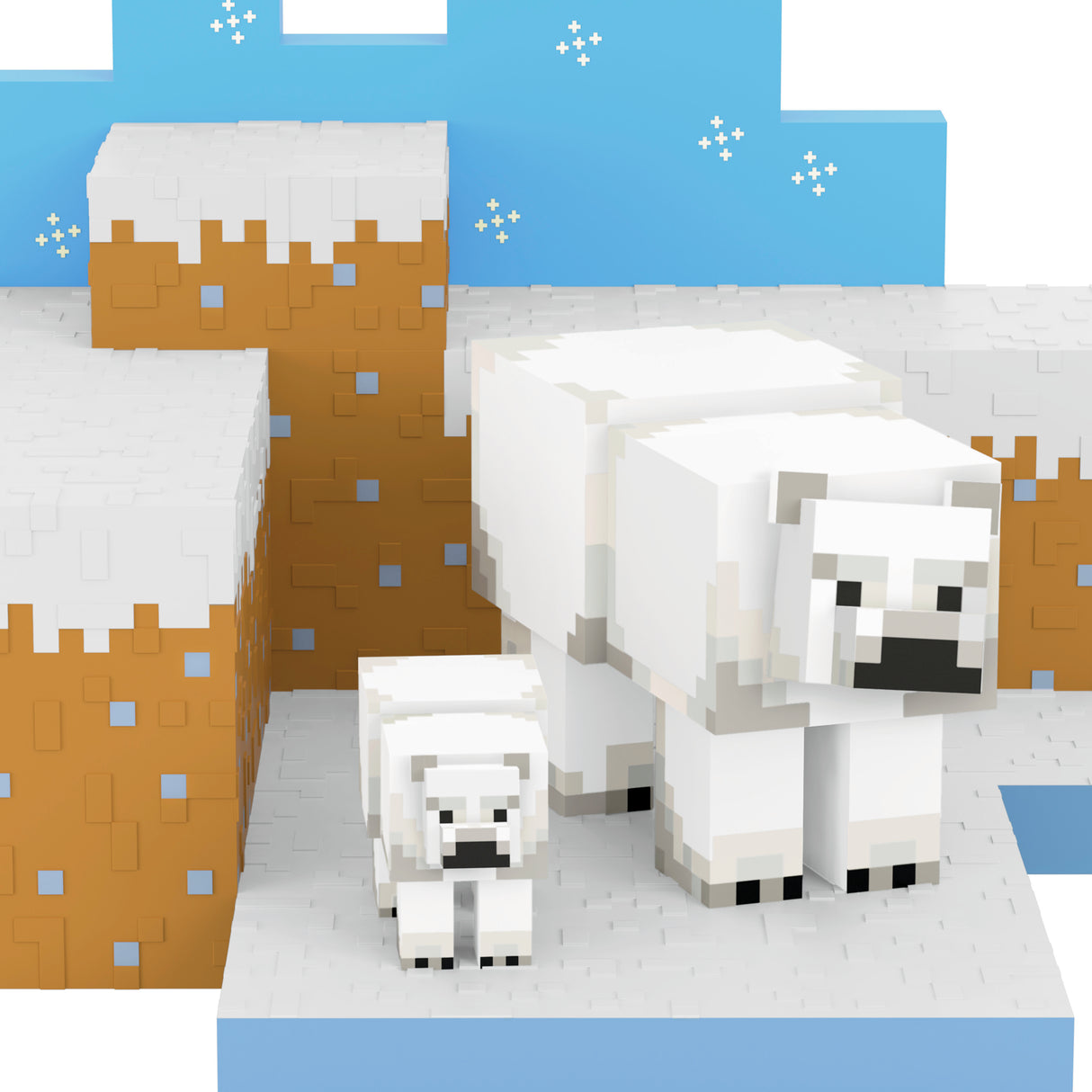 Hallmark Keepsake Christmas Ornament (Minecraft Polar Bears in Snowy Tundra)