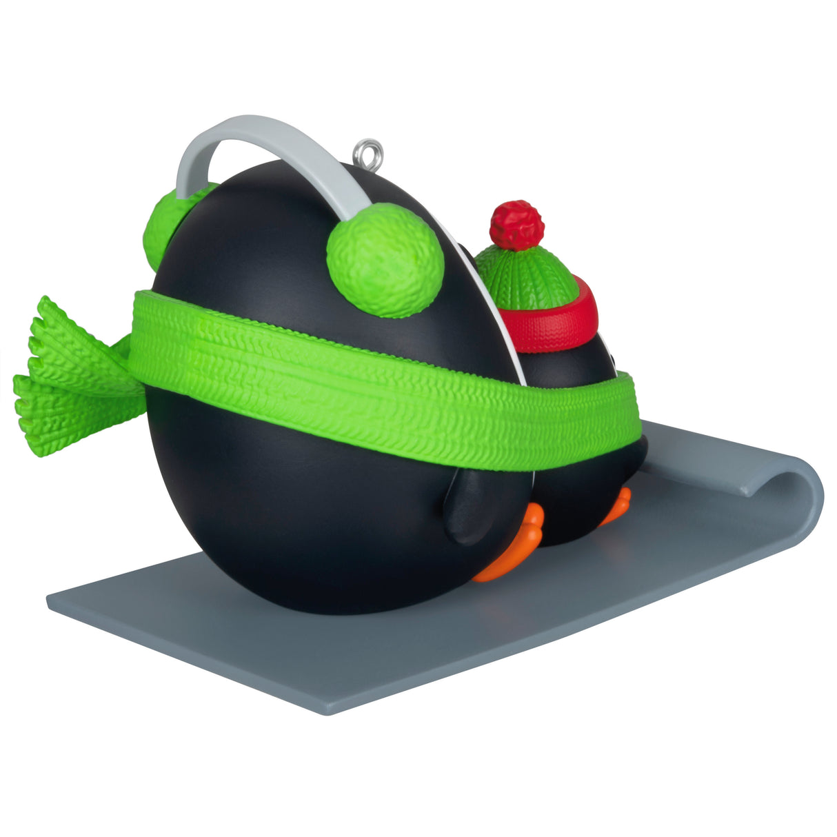 Hallmark Keepsake Christmas Ornament (Mom & Me Penguins Sledding 2025)