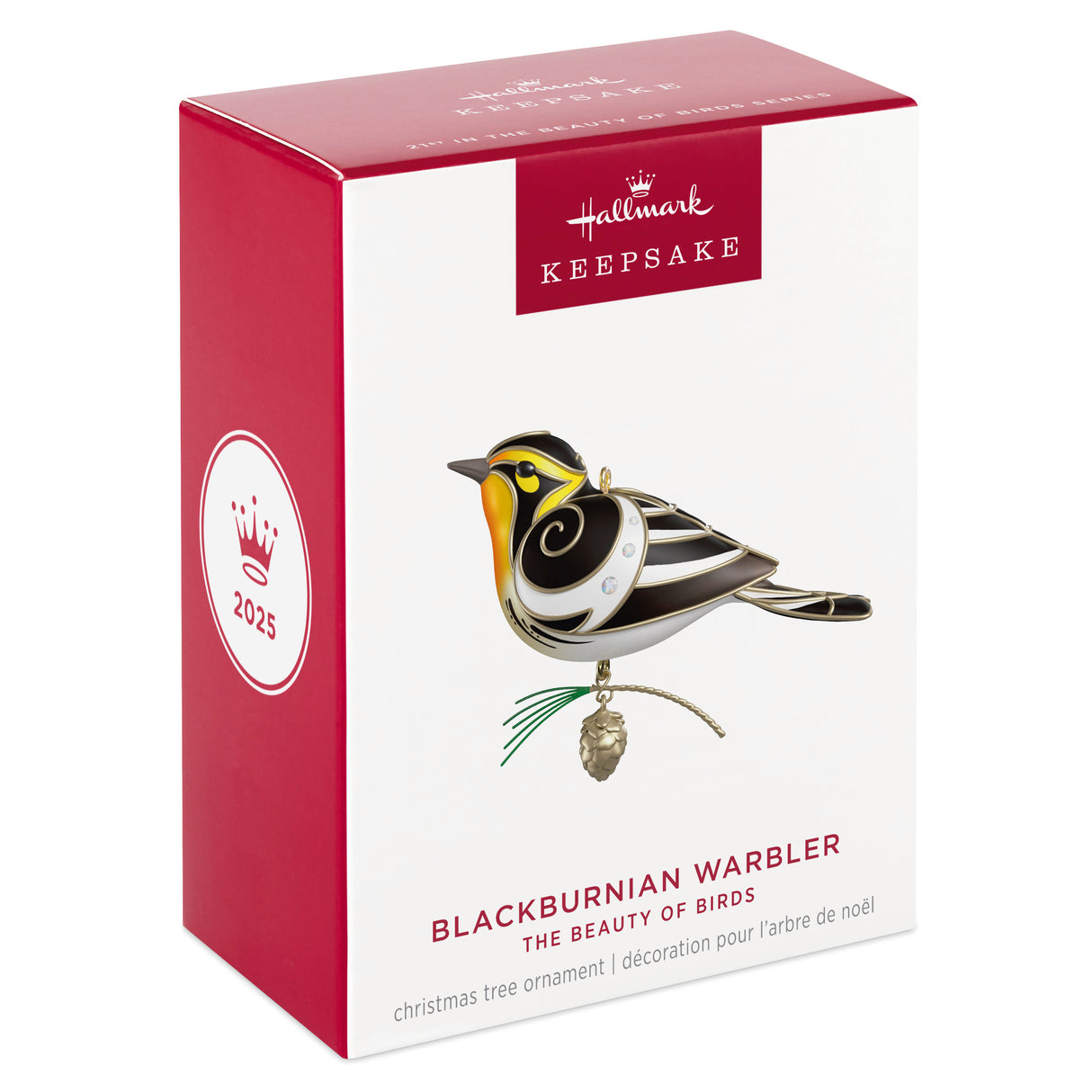 Hallmark Keepsake Christmas Ornament (The Beauty of Birds Blackburnian Warbler)