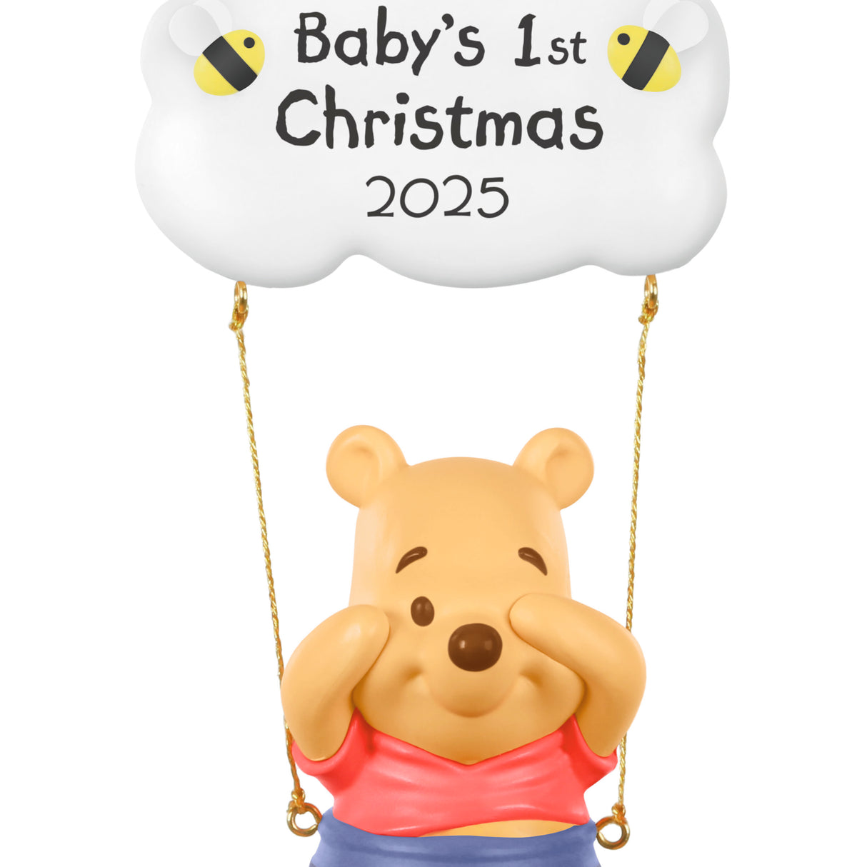 Hallmark Keepsake Christmas Ornament (Disney Winnie the Pooh Baby's First Christmas 2025)