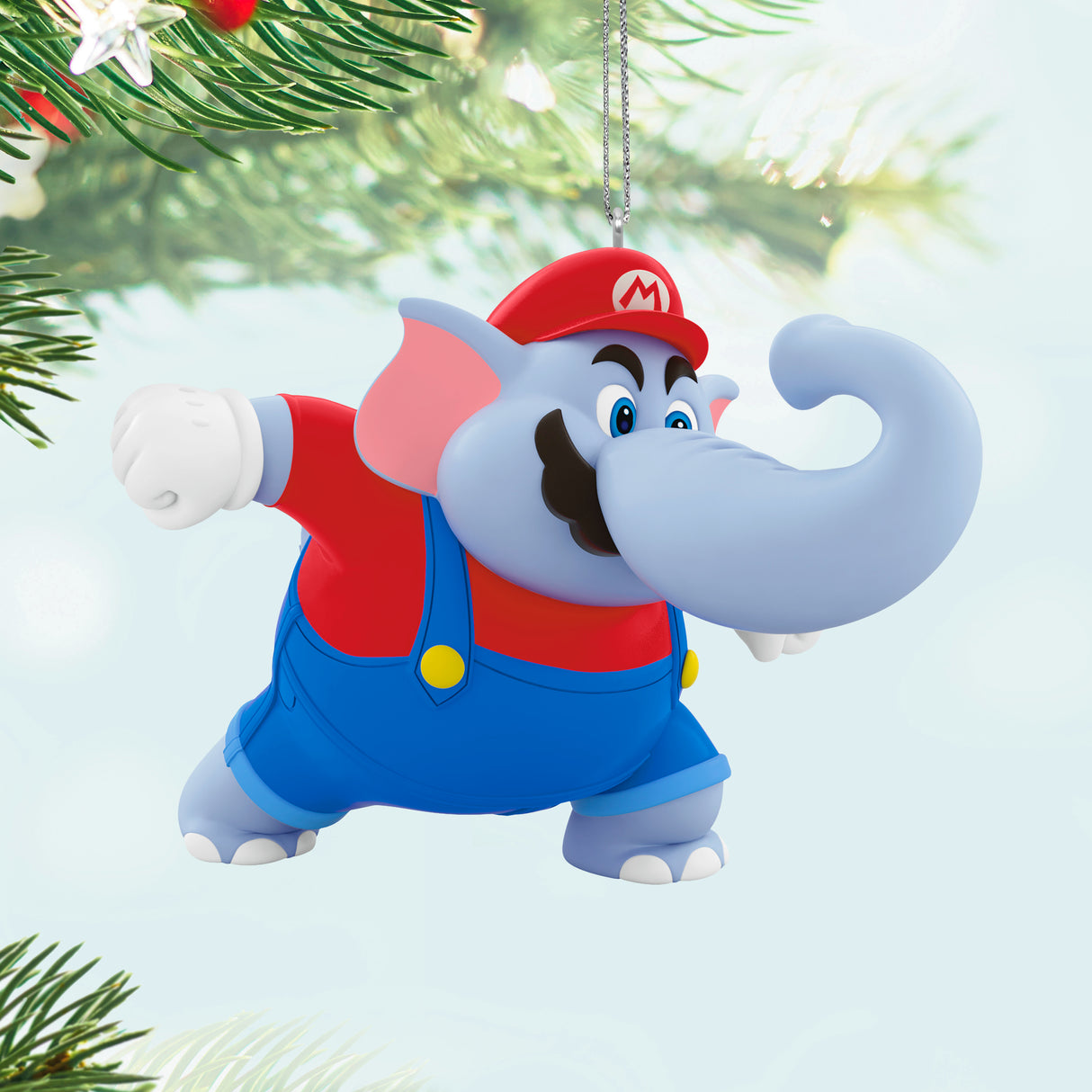 Hallmark Keepsake Christmas Ornament (Nintendo Powered Up With Mario Elephant Mario)