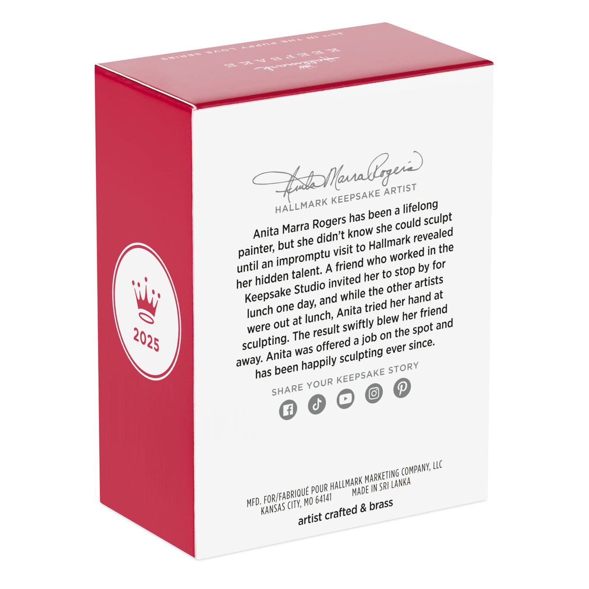 Hallmark Keepsake Christmas Ornament (Puppy Love Long-Haired Dachshund 2025)