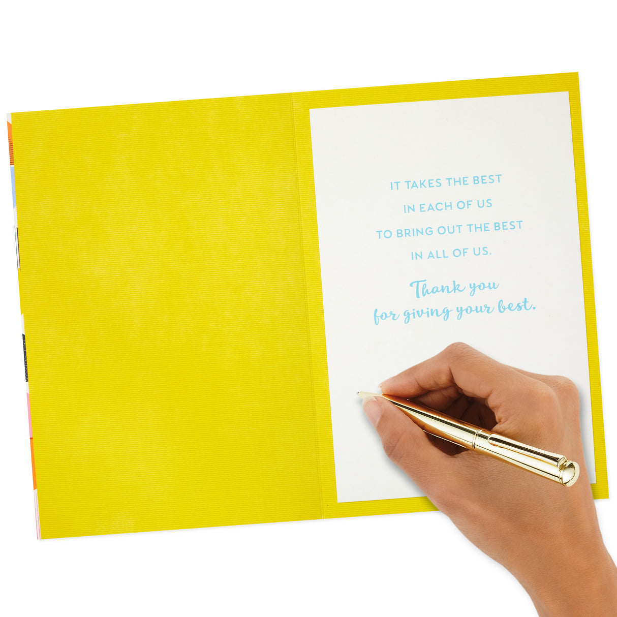 Hallmark Pack of Thank You Cards, Nurses Day Cards, Admin Professional Day Cards (4 Cards with Envelopes, The Best)