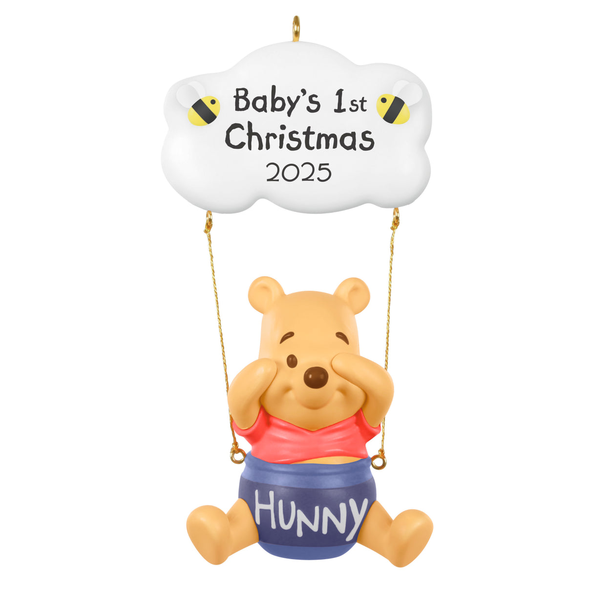 Hallmark Keepsake Christmas Ornament (Disney Winnie the Pooh Baby's First Christmas 2025)