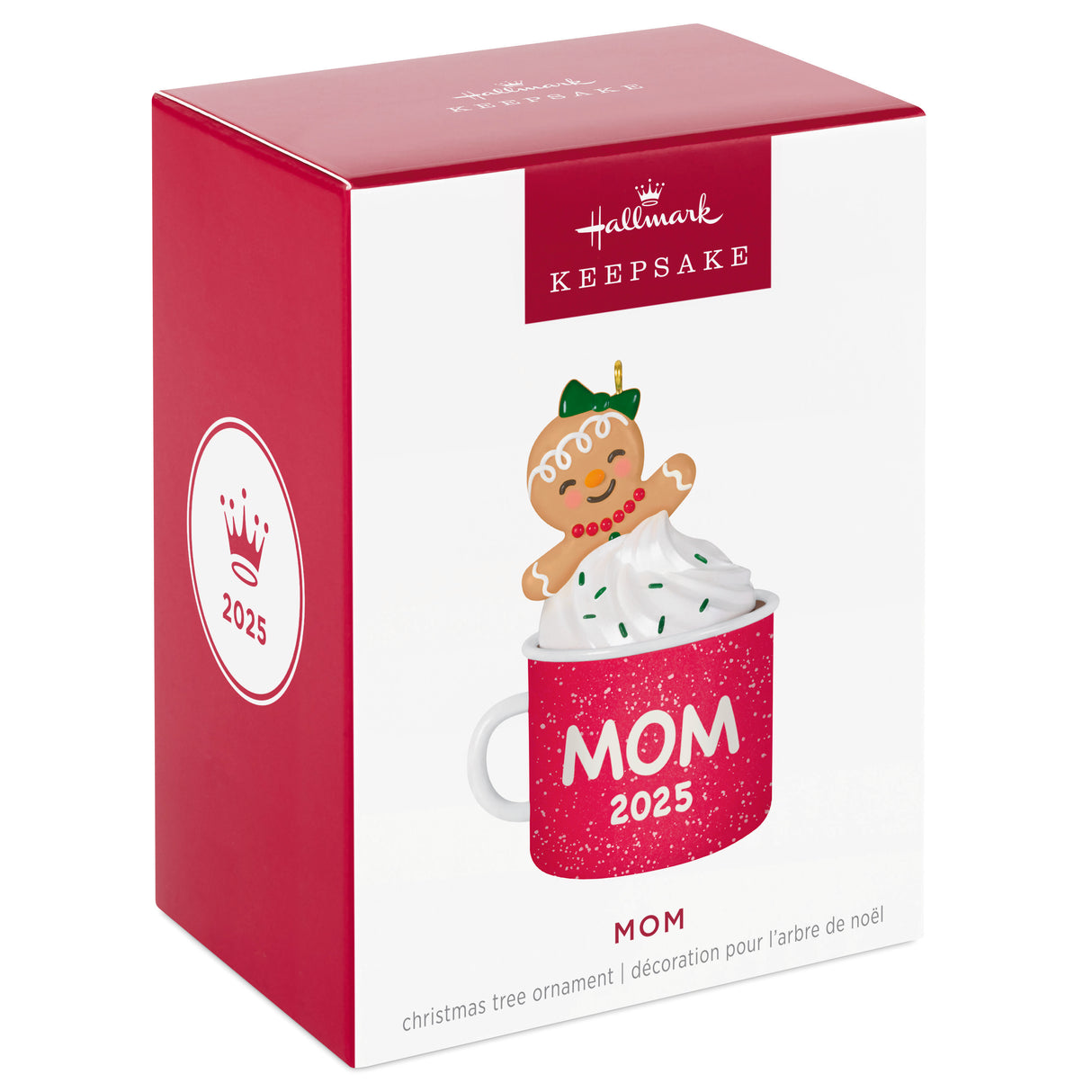 Hallmark Keepsake Christmas Ornament (Mom Gingerbread Girl in Mug 2025)