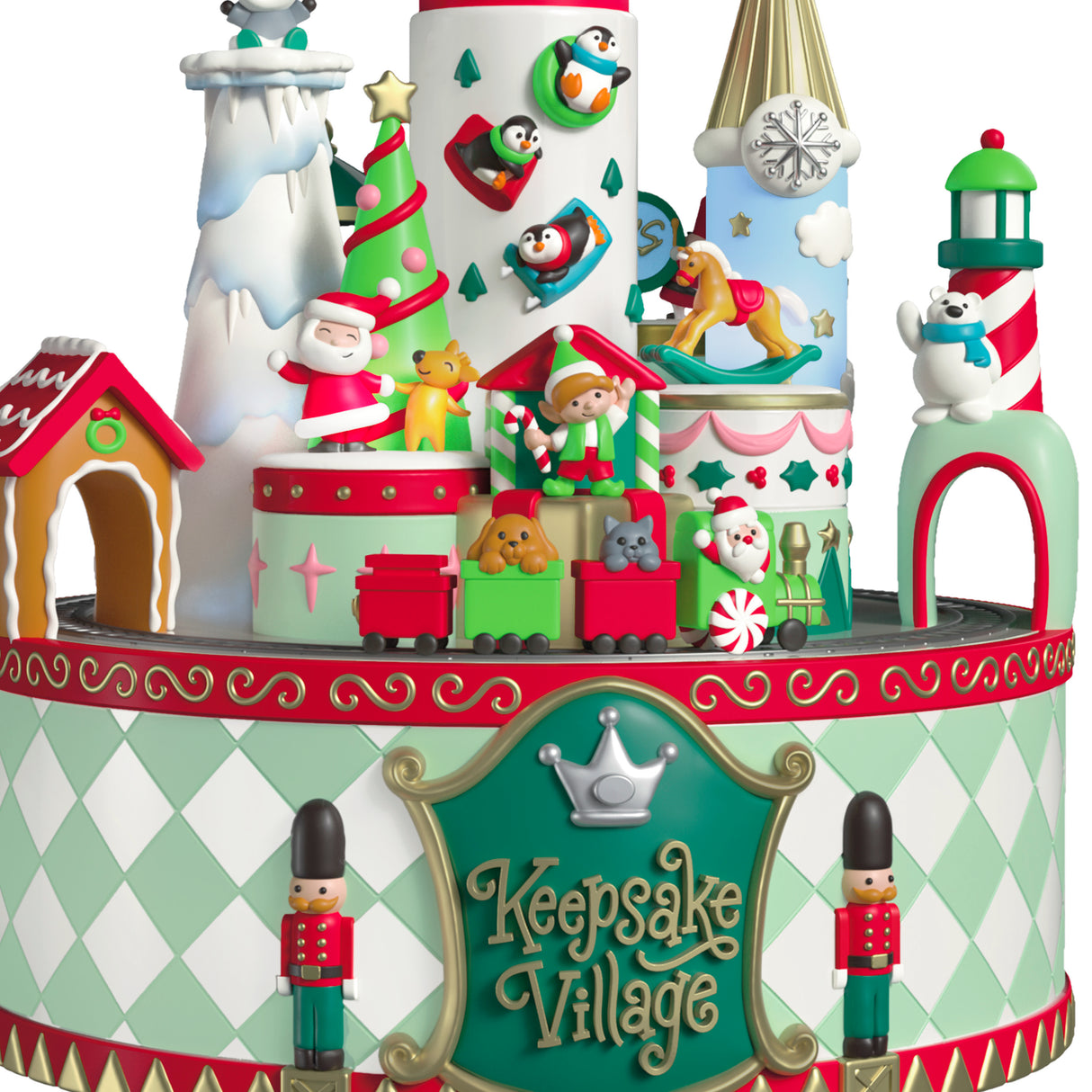 Hallmark Keepsake Christmas Ornament (Keepsake Village Musical With Light and Motion)