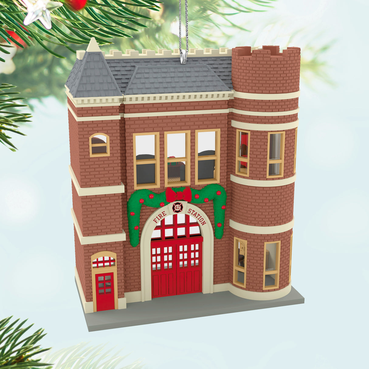 Hallmark Keepsake Christmas Ornament (Nostalgic Houses and Shops Keepsake Korners Firehouse)