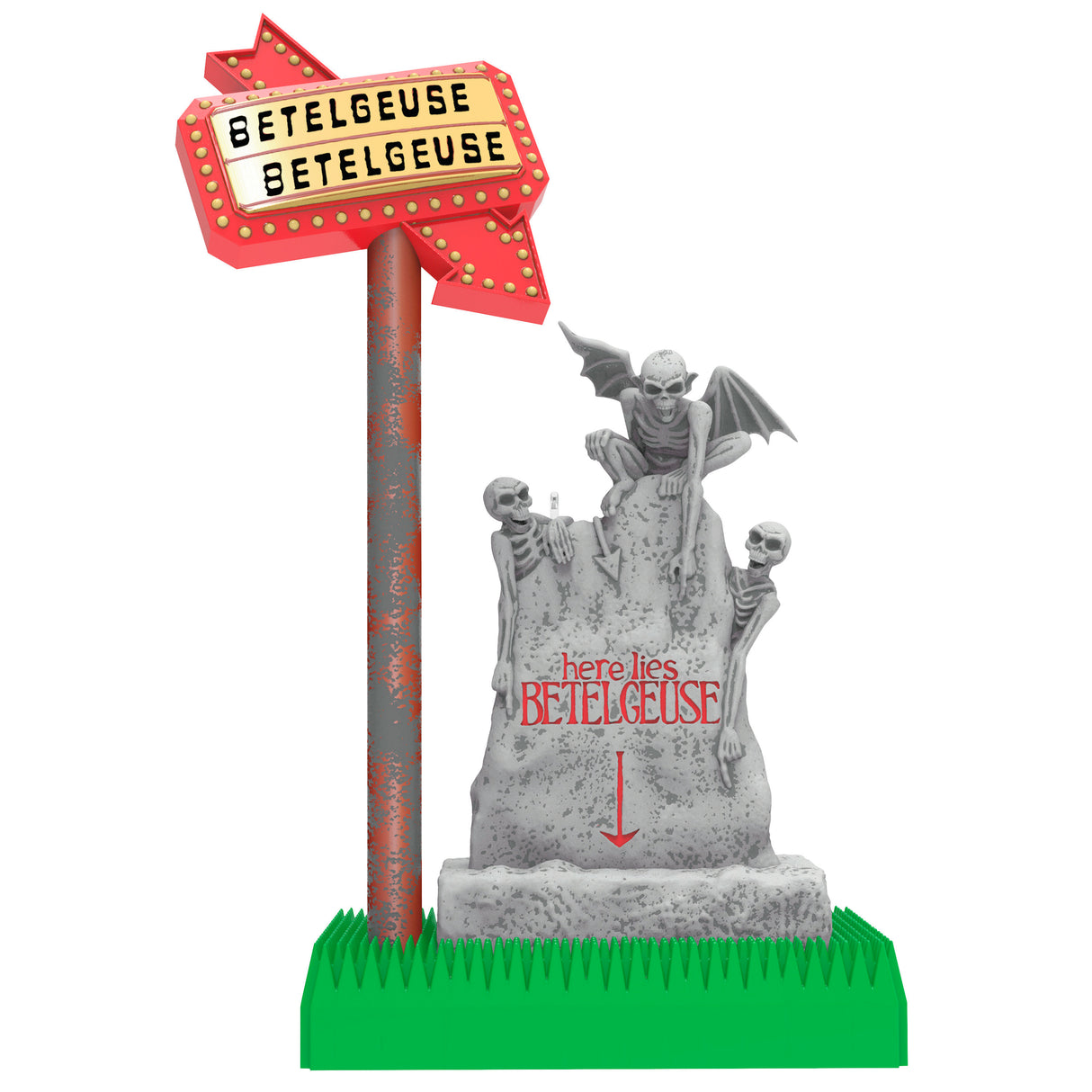 Hallmark Keepsake Christmas Ornament (Beetlejuice Here Lies Beetlejuice With Light)
