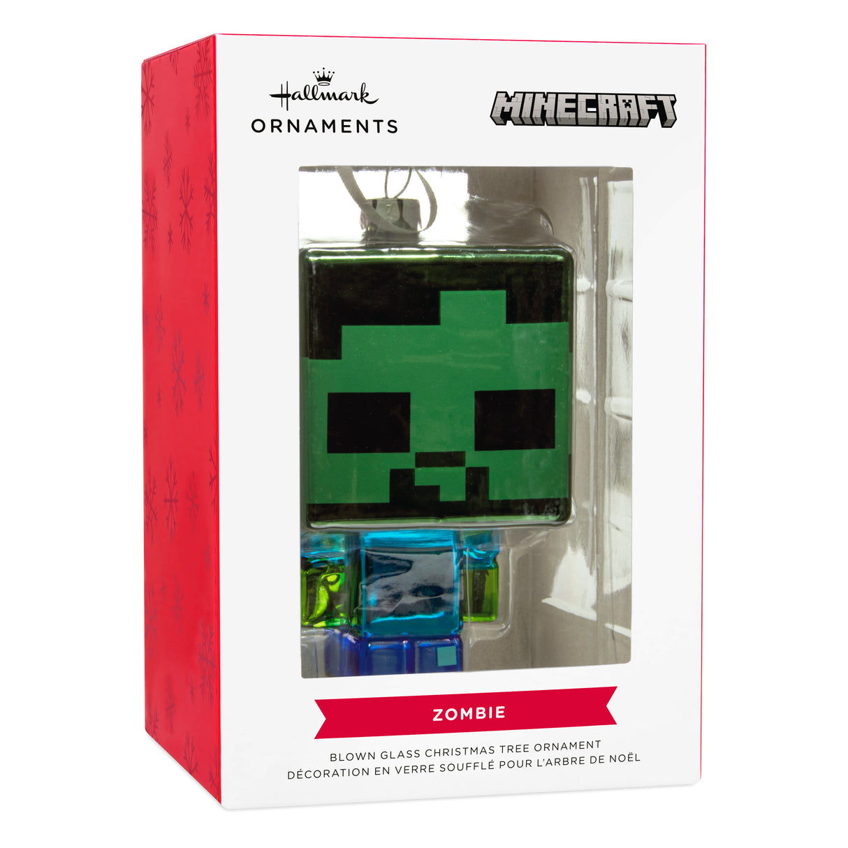 Hallmark Christmas Ornament (Minecraft Zombie, Glass)