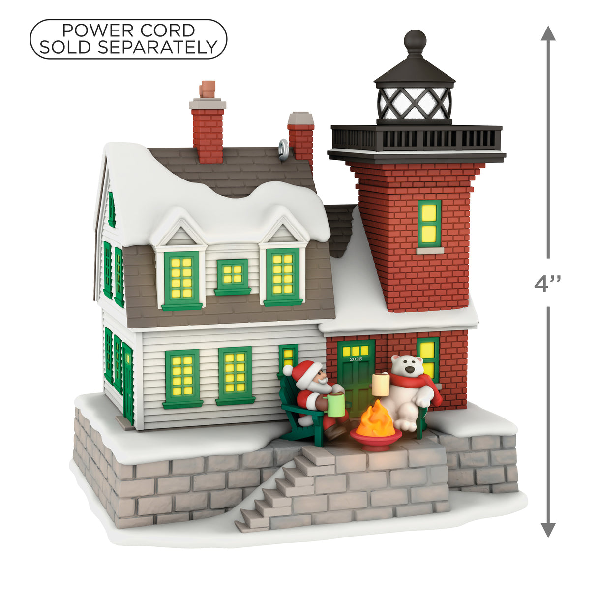 Hallmark Keepsake Christmas Ornament (Holiday Lighthouse 2025 With Light)