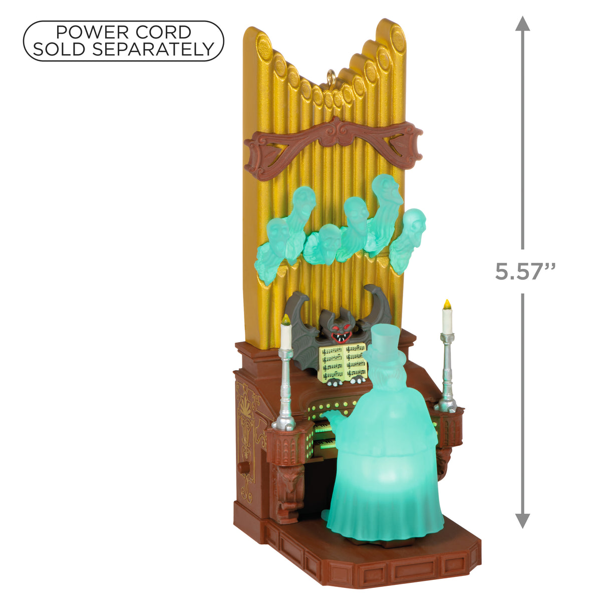 Hallmark Keepsake Christmas Ornament (Disney The Haunted Mansion Collection Victor Geist With Light and Sound)