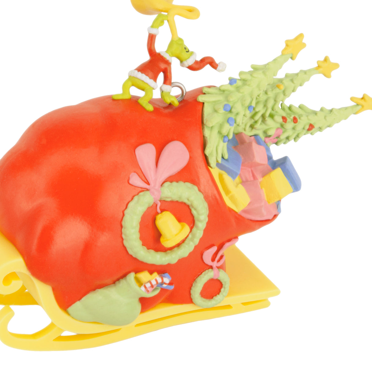 Hallmark Christmas Ornament (Dr. Seuss's How the Grinch Stole Christmas! Grinch on Sleigh)