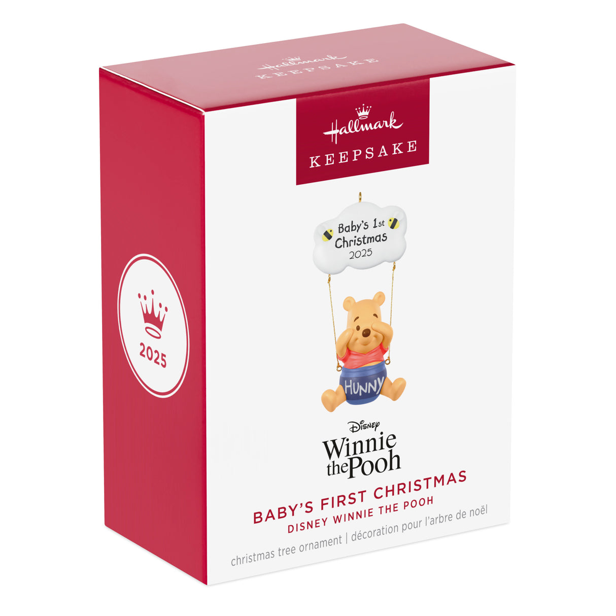 Hallmark Keepsake Christmas Ornament (Disney Winnie the Pooh Baby's First Christmas 2025)