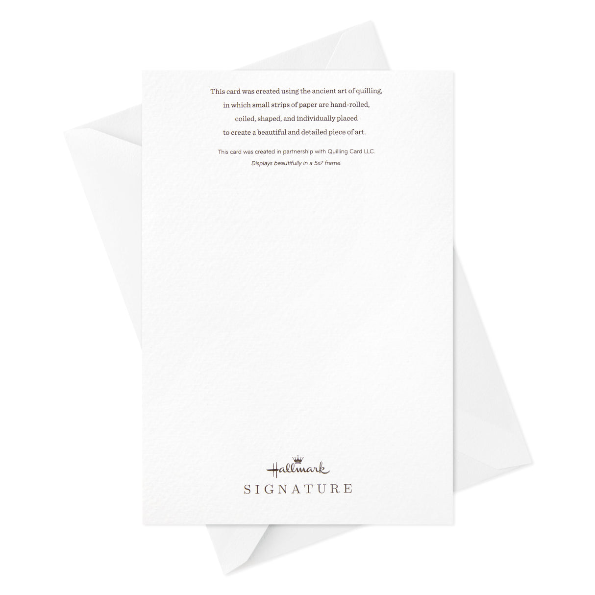 Hallmark Signature Baby Shower Card (Quilled Rainbow)