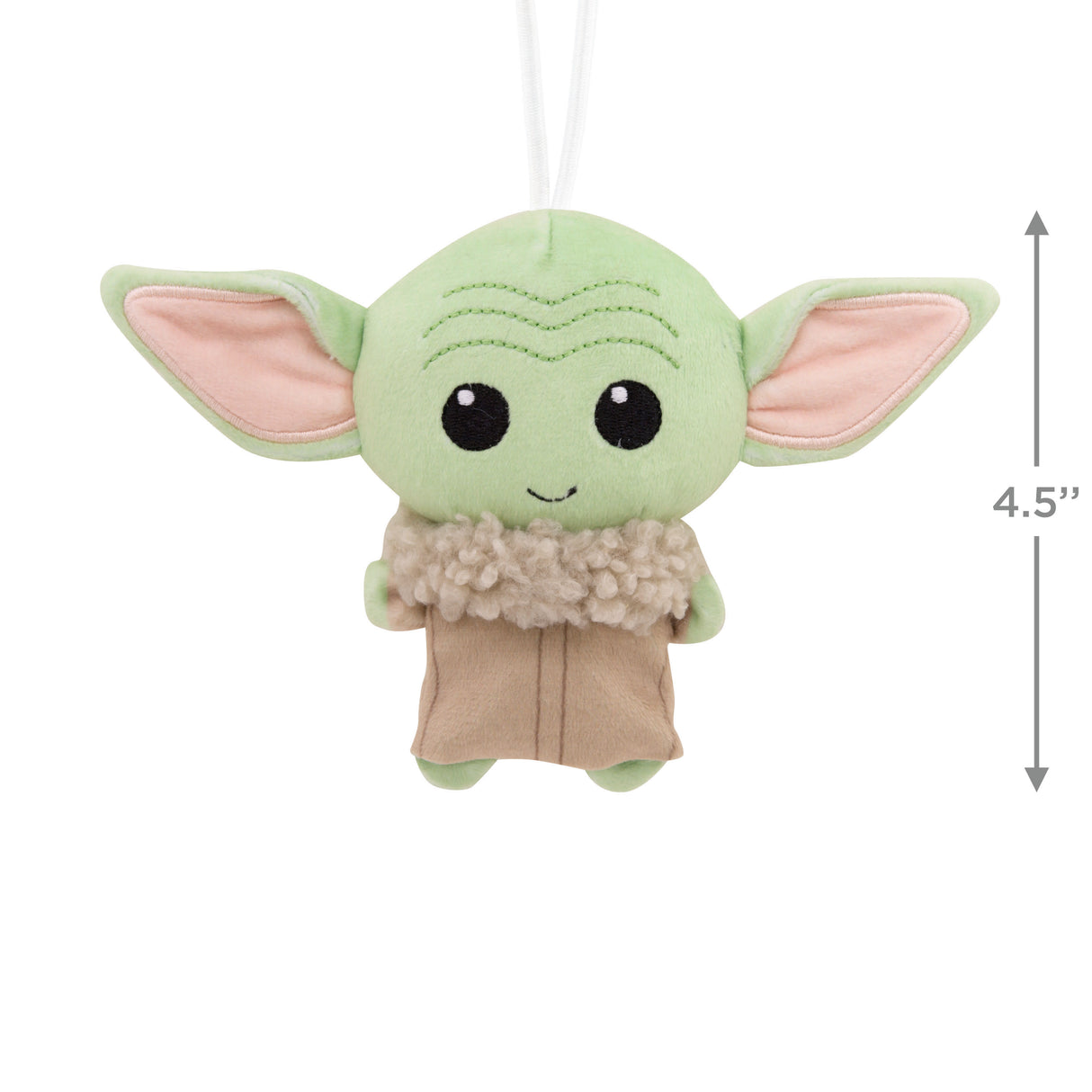 Hallmark Christmas Ornament (Star Wars The Mandalorian Grogu, Plush Fabric)