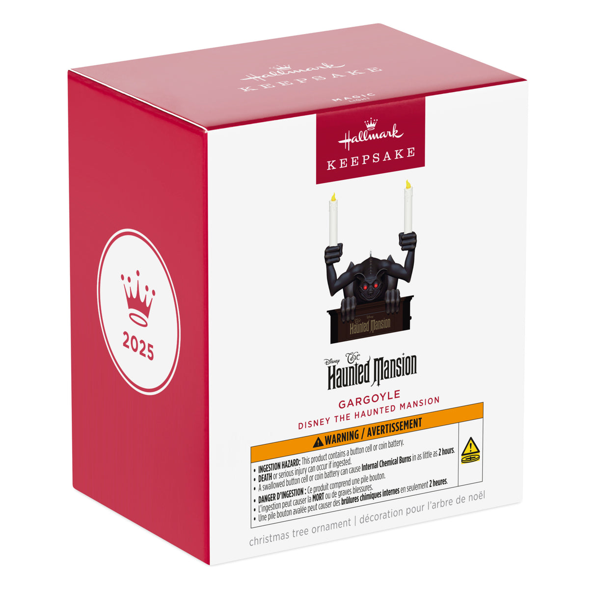 Hallmark Keepsake Christmas Ornament (Disney The Haunted Mansion Gargoyle With Light)