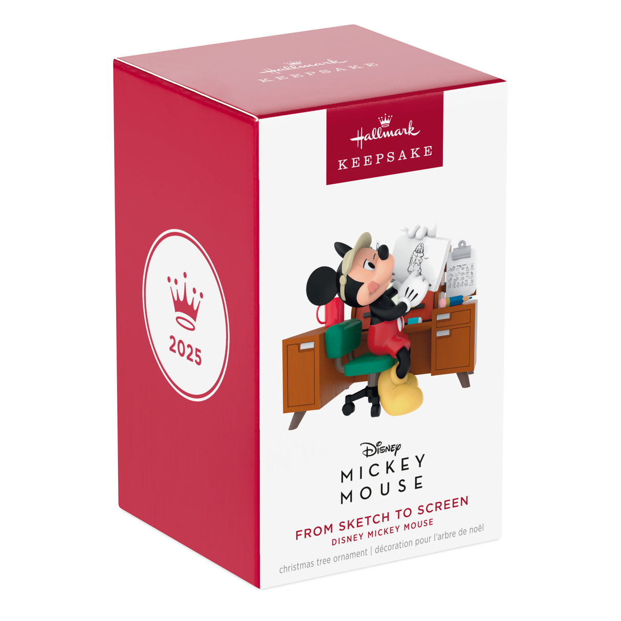 Hallmark Keepsake Christmas Ornament (Disney Mickey Mouse From Sketch to Screen)