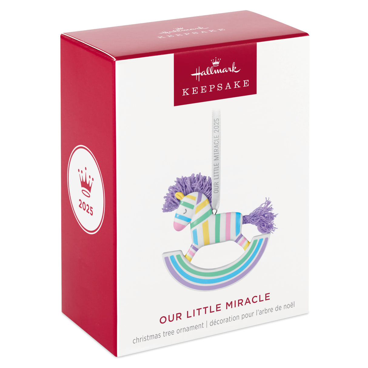 Hallmark Keepsake Christmas Ornament (Our Little Miracle 2025, Porcelain)