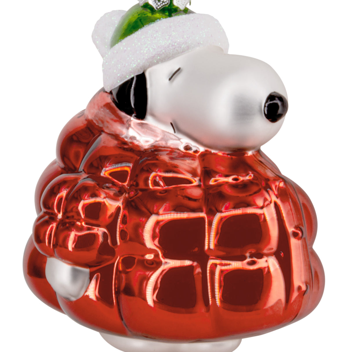Hallmark Christmas Ornament (Peanuts Snoopy in Puffer Coat, Glass)