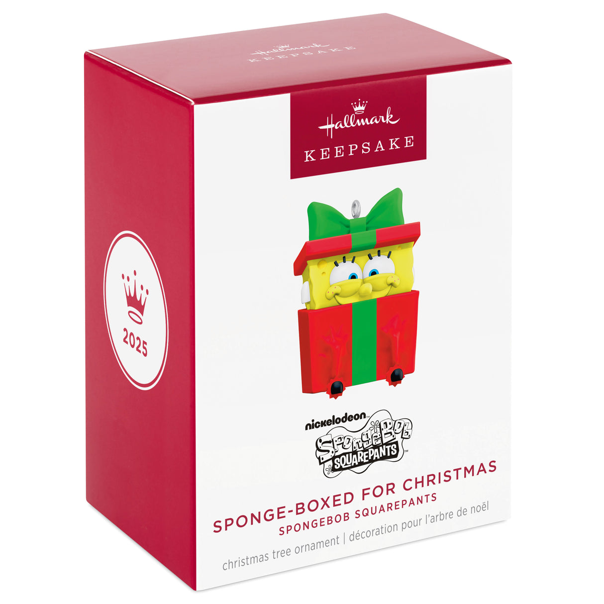 Hallmark Keepsake Christmas Ornament (Nickelodeon SpongeBob SquarePants Sponge-Boxed for Christmas)