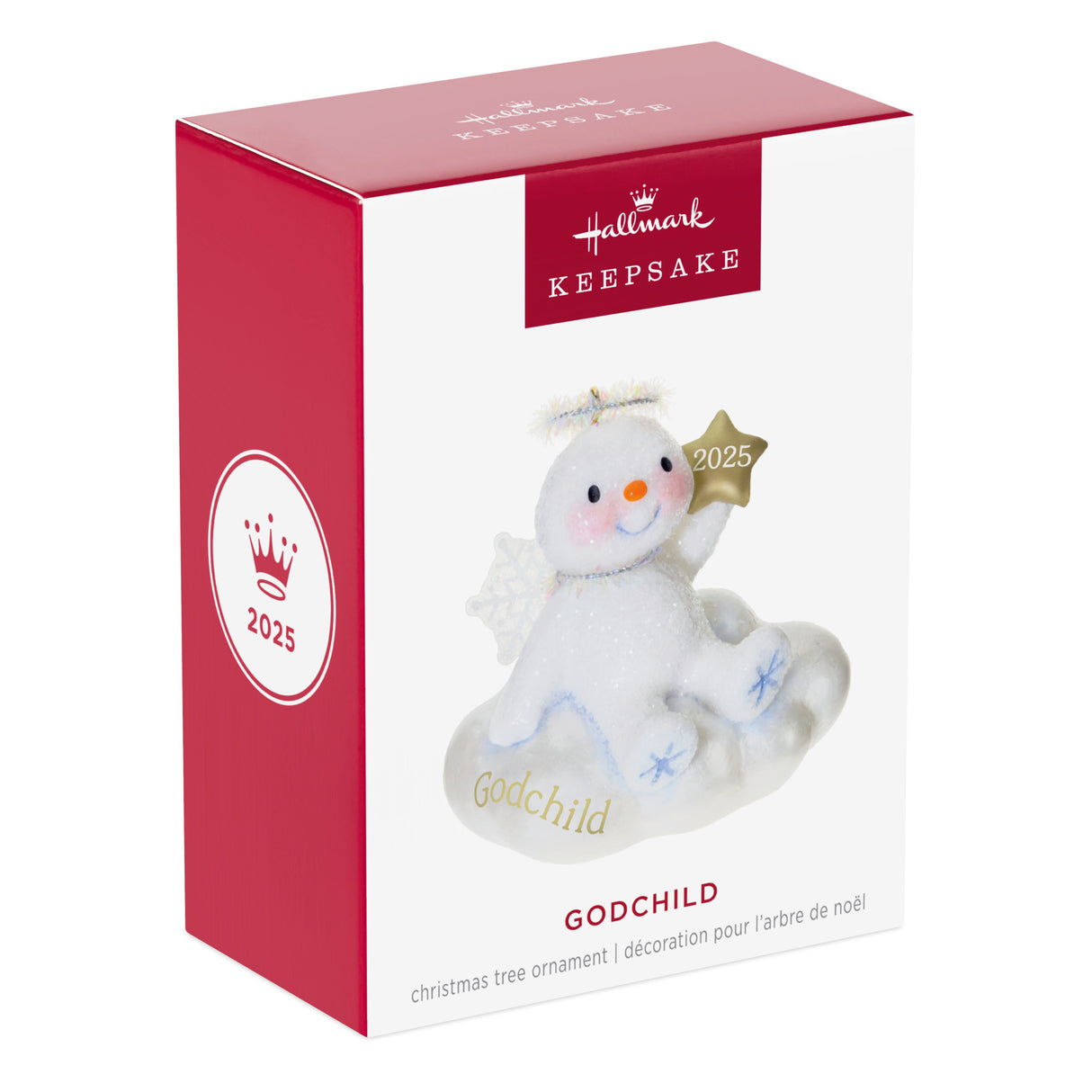 Hallmark Keepsake Christmas Ornament (Godchild Snow Angel 2025)