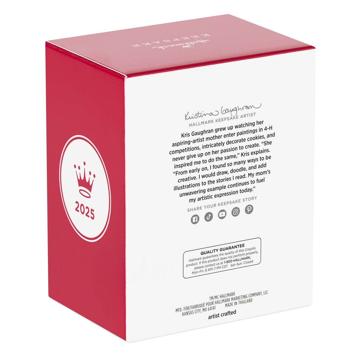 Hallmark Keepsake Christmas Ornament (Crayola Orchid Fairy)