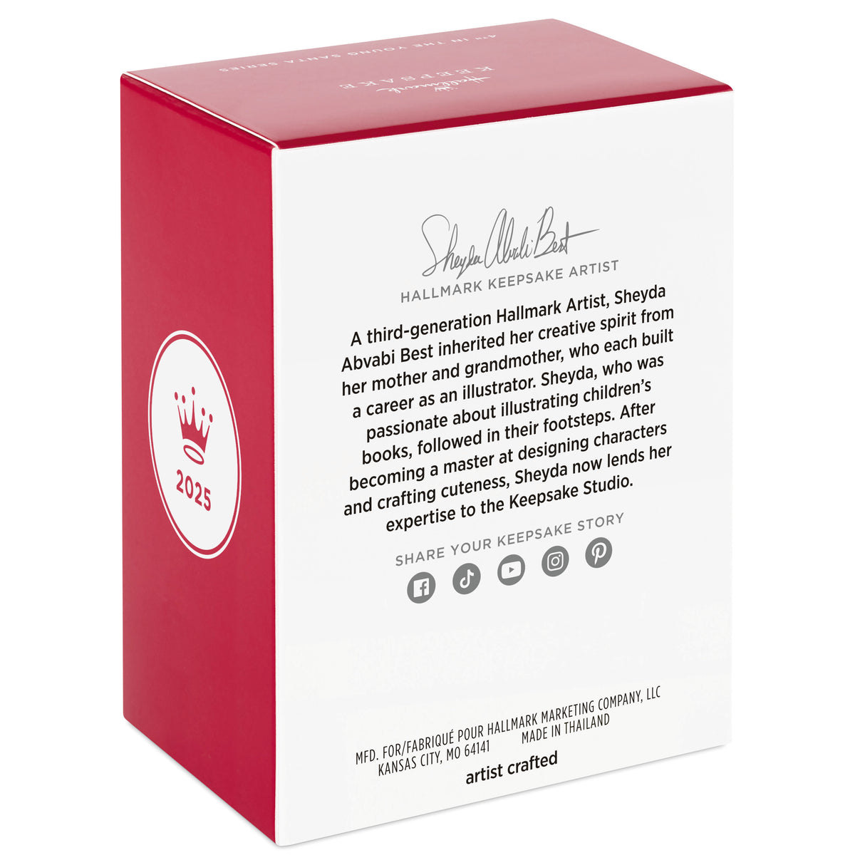 Hallmark Keepsake Christmas Ornament (Young Santa)