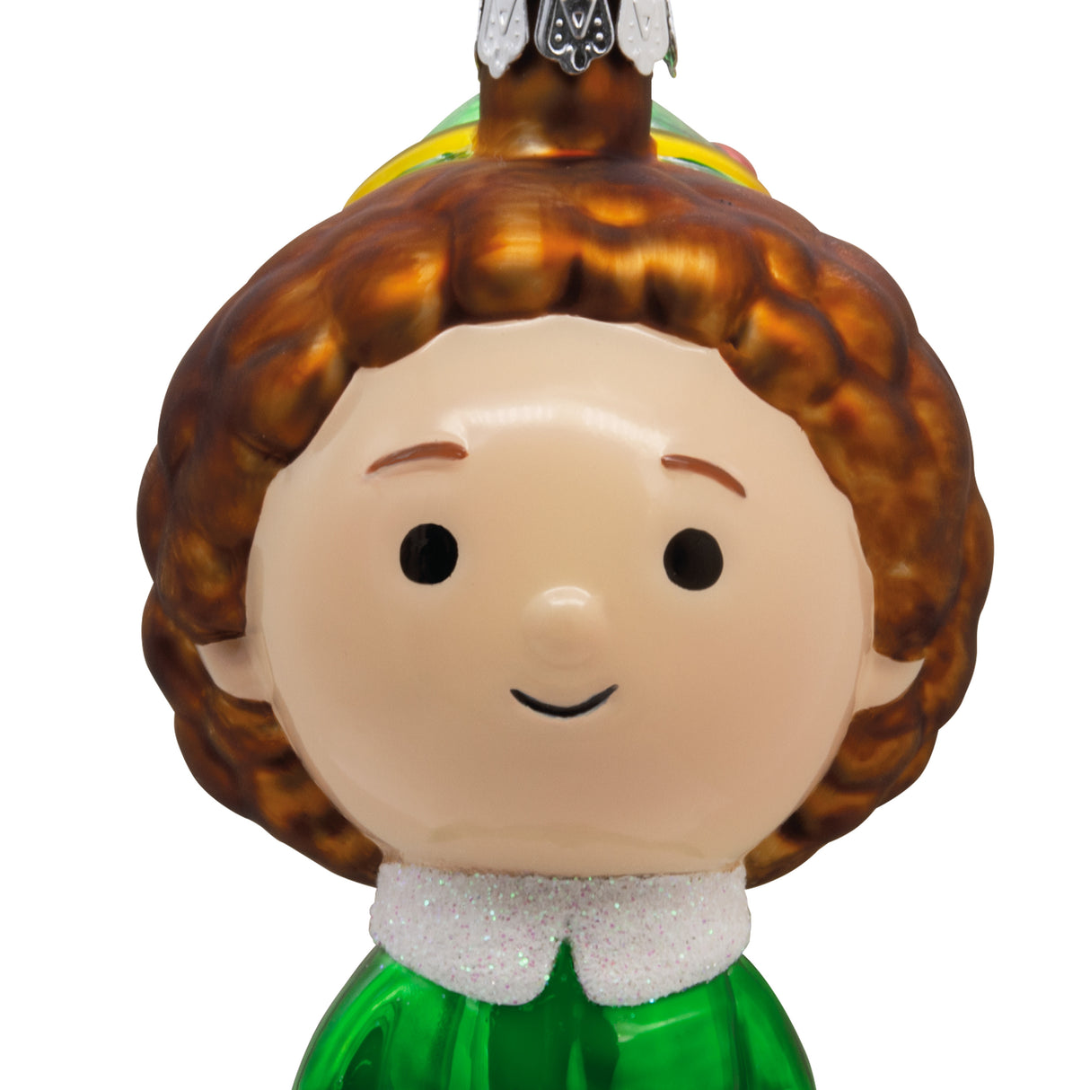 Elf Buddy the Elf Christmas Ornament, Blown Glass
