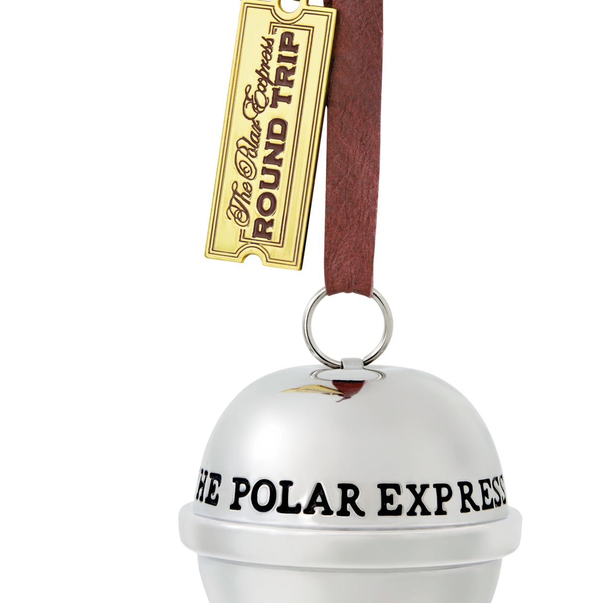 Hallmark Keepsake Christmas Ornament (The Polar Express Santa's Sleigh Bell 2025, Metal)