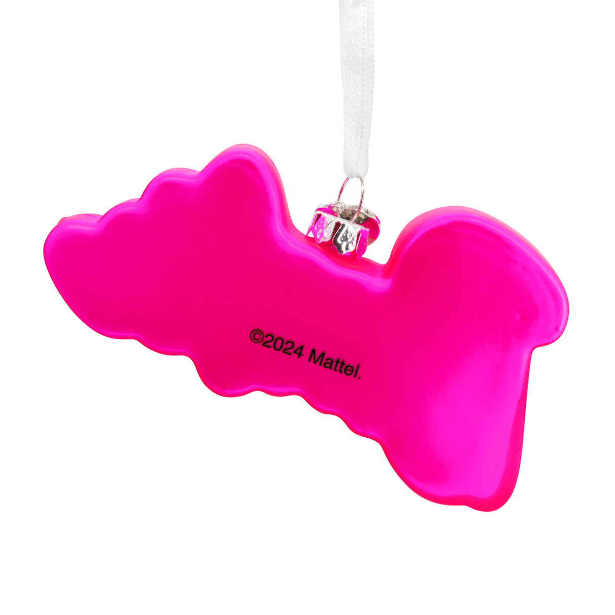 Hallmark Christmas Ornament (Barbie Logo, Blown Glass)