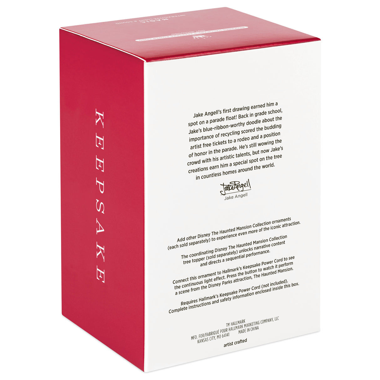 Hallmark Keepsake Christmas Ornament (Disney The Haunted Mansion Collection Victor Geist With Light and Sound)