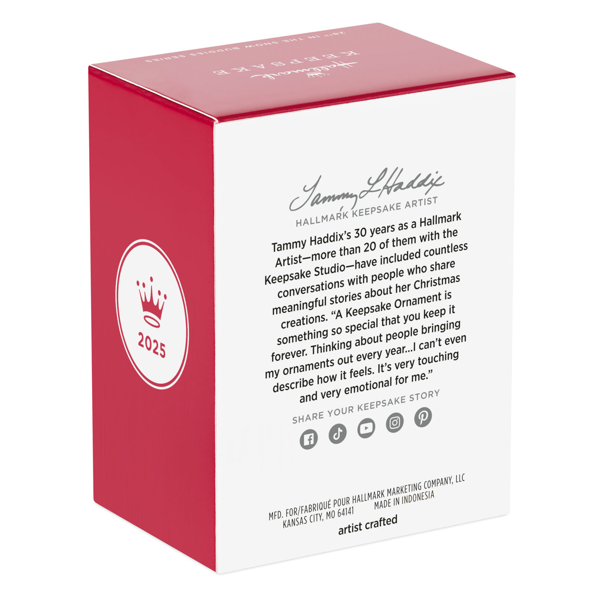 Hallmark Keepsake Christmas Ornament (Snow Buddies 2025)