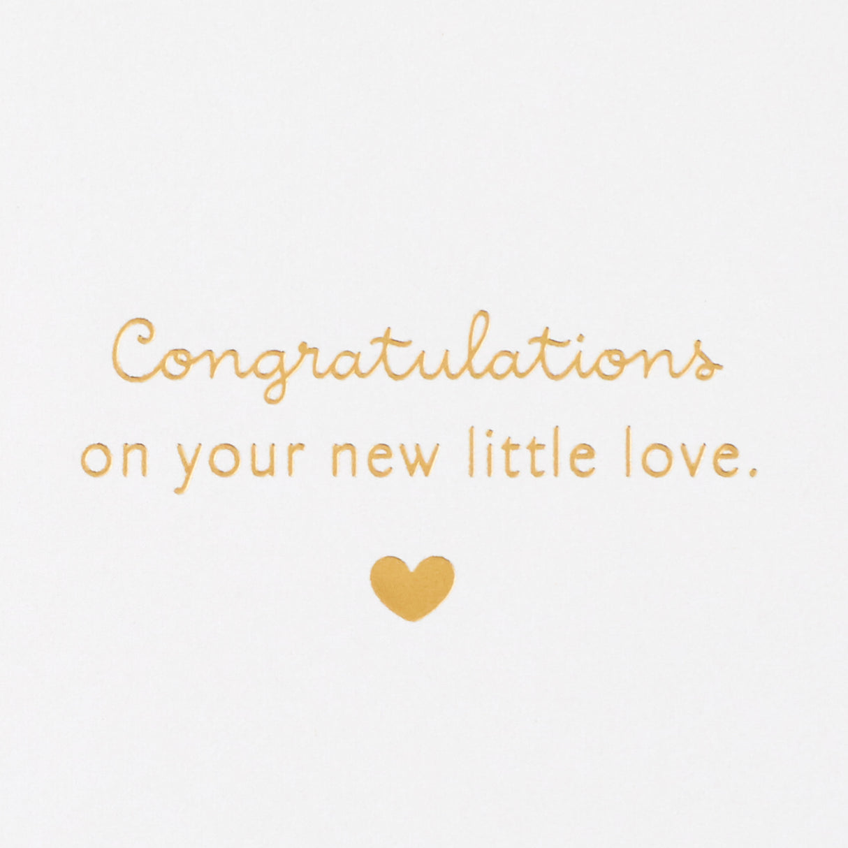 Hallmark Baby Shower Card (World Is Never the Same)