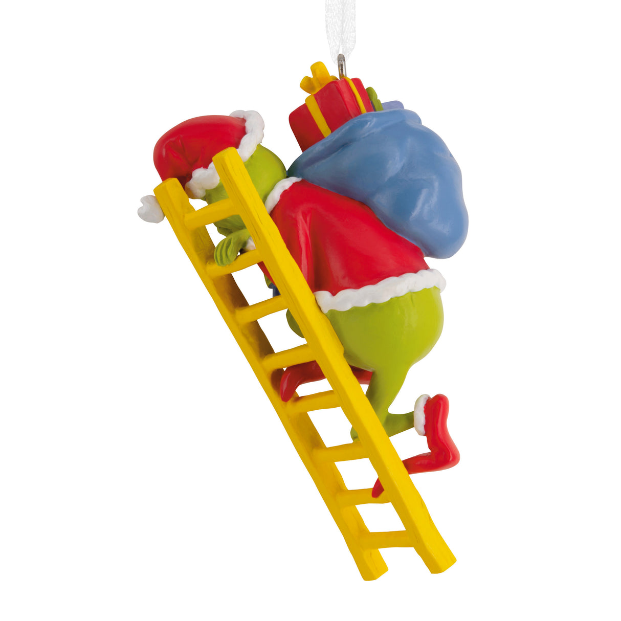 Hallmark Christmas Ornament (Dr. Seuss's How the Grinch Stole Christmas! Grinch on Ladder)