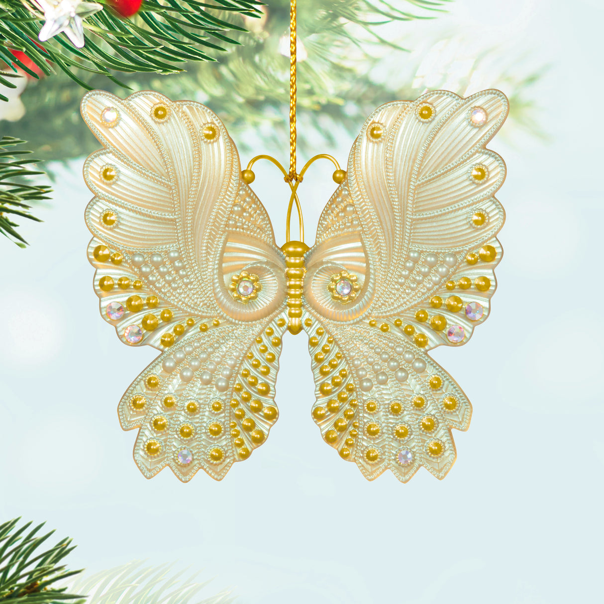 Hallmark Keepsake Christmas Ornament (Brilliant Butterflies)