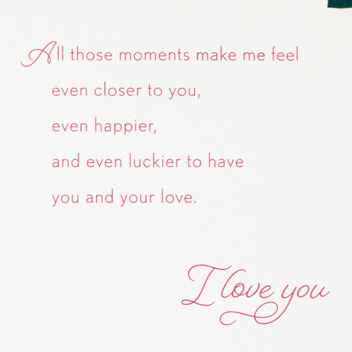 Hallmark Anniversary Card, Love Card, Romantic Birthday Card for Women (Love Is a Beautiful Place to Be)