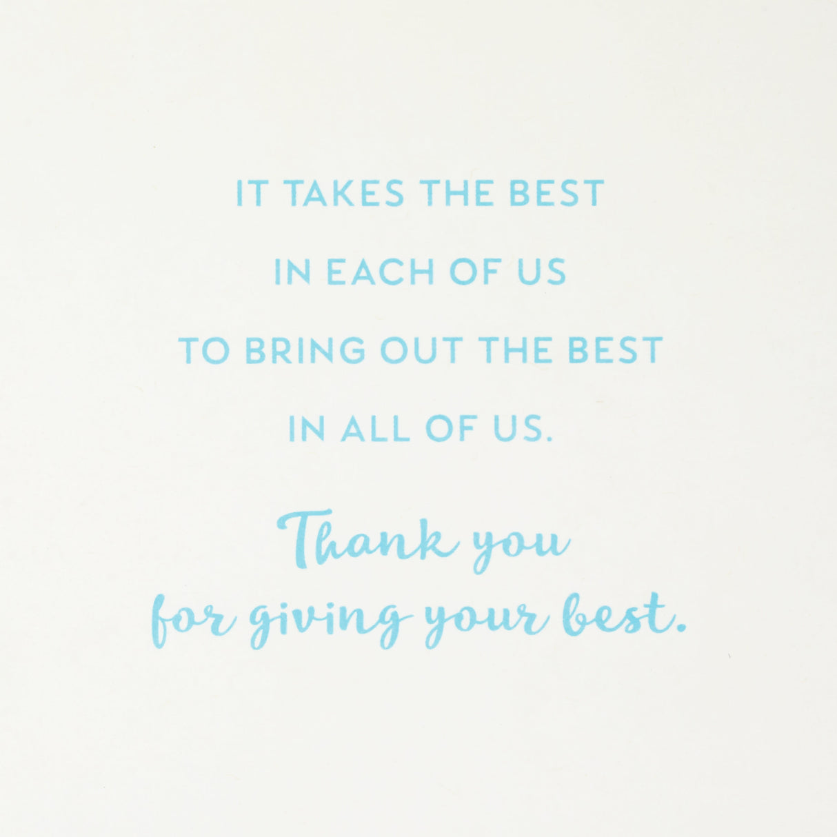 Hallmark Pack of Thank You Cards, Nurses Day Cards, Admin Professional Day Cards (4 Cards with Envelopes, The Best)