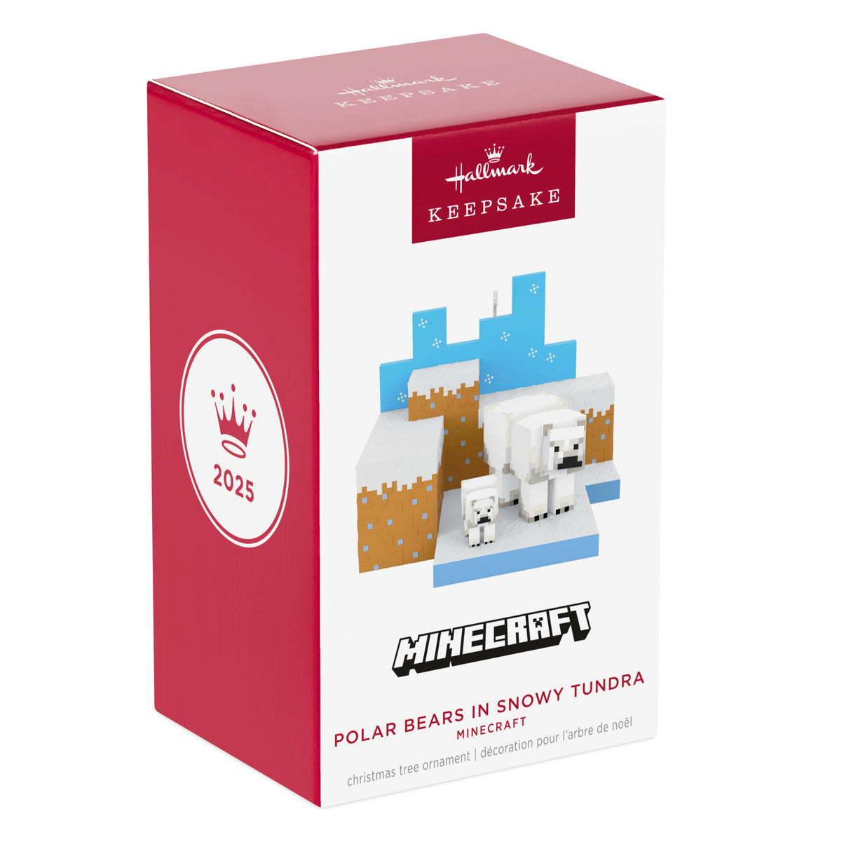 Hallmark Keepsake Christmas Ornament (Minecraft Polar Bears in Snowy Tundra)